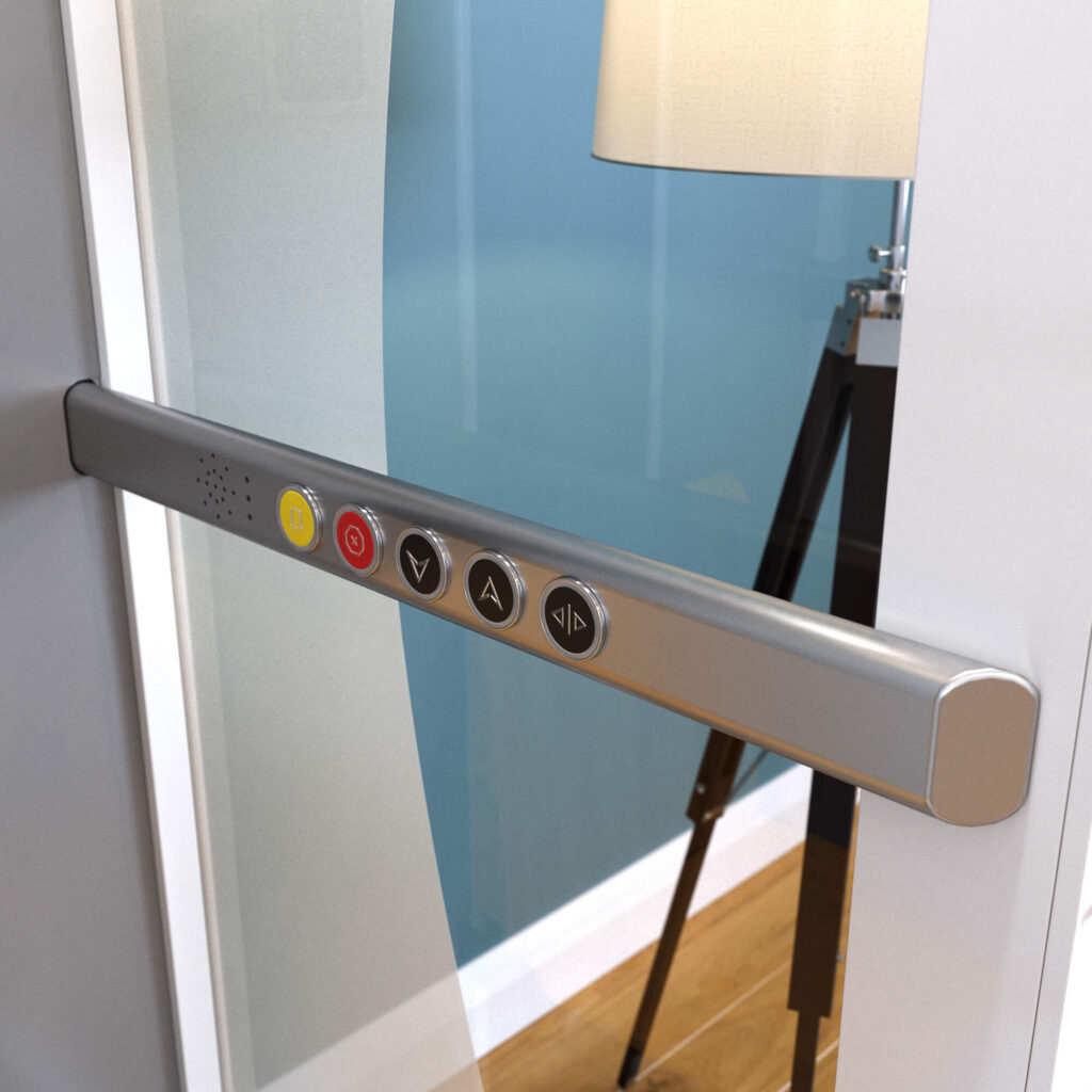 Control panel of residential home lift