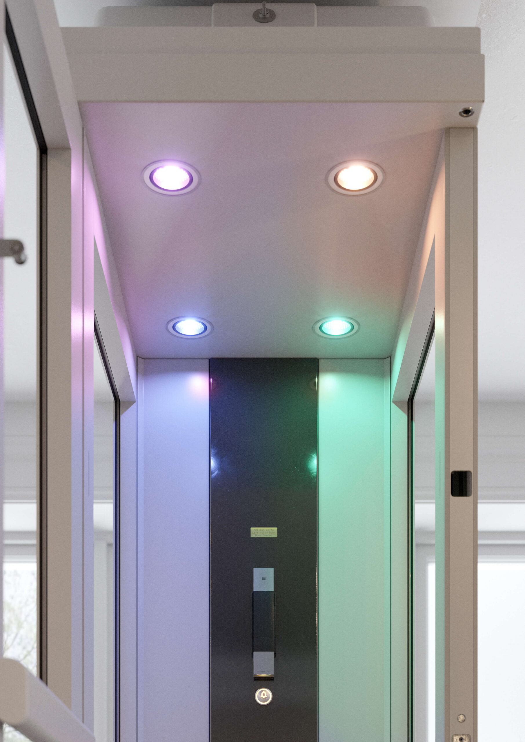 Mood lighting in the Vivo Home Lift
