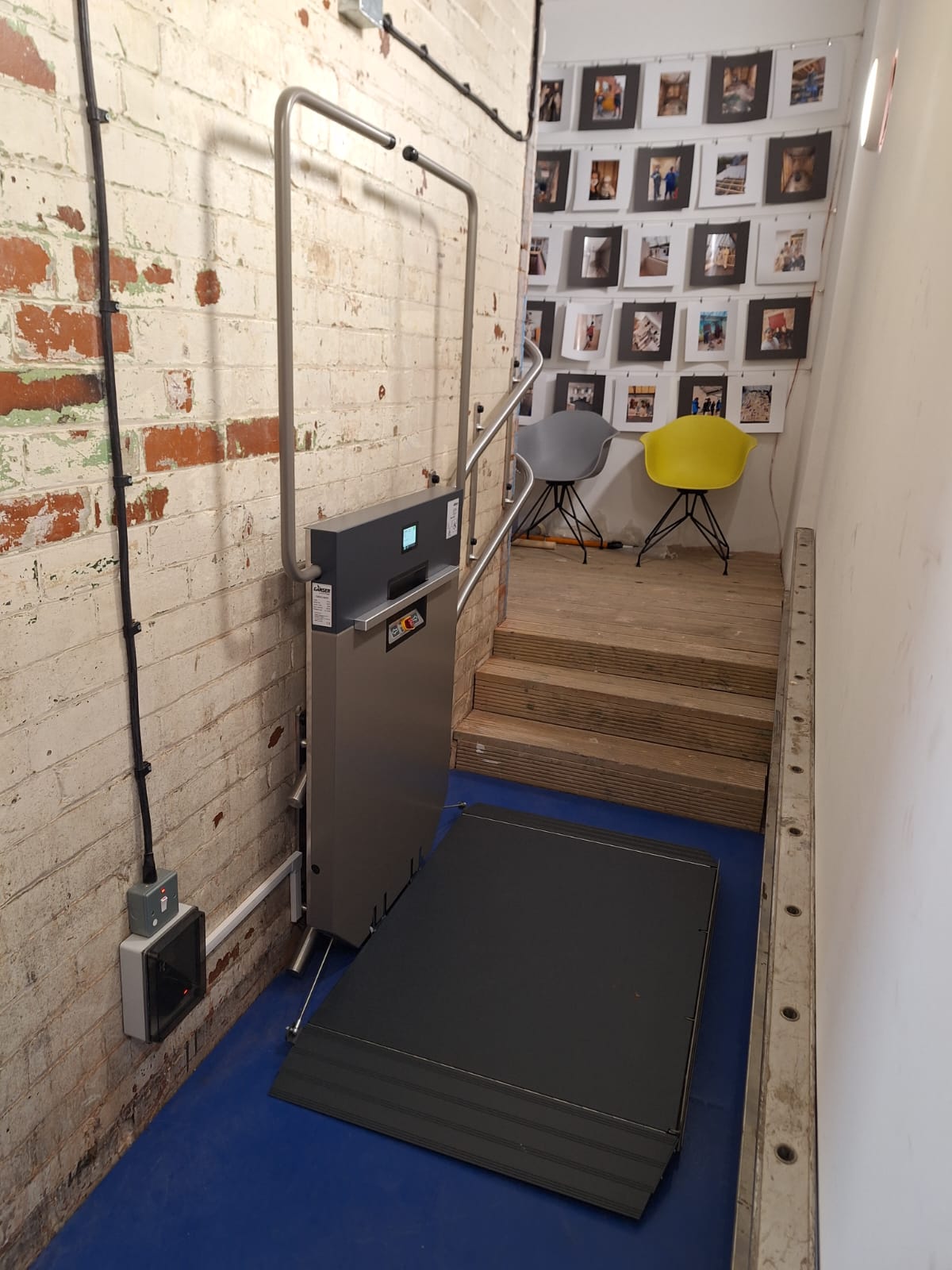 A platform stair lift