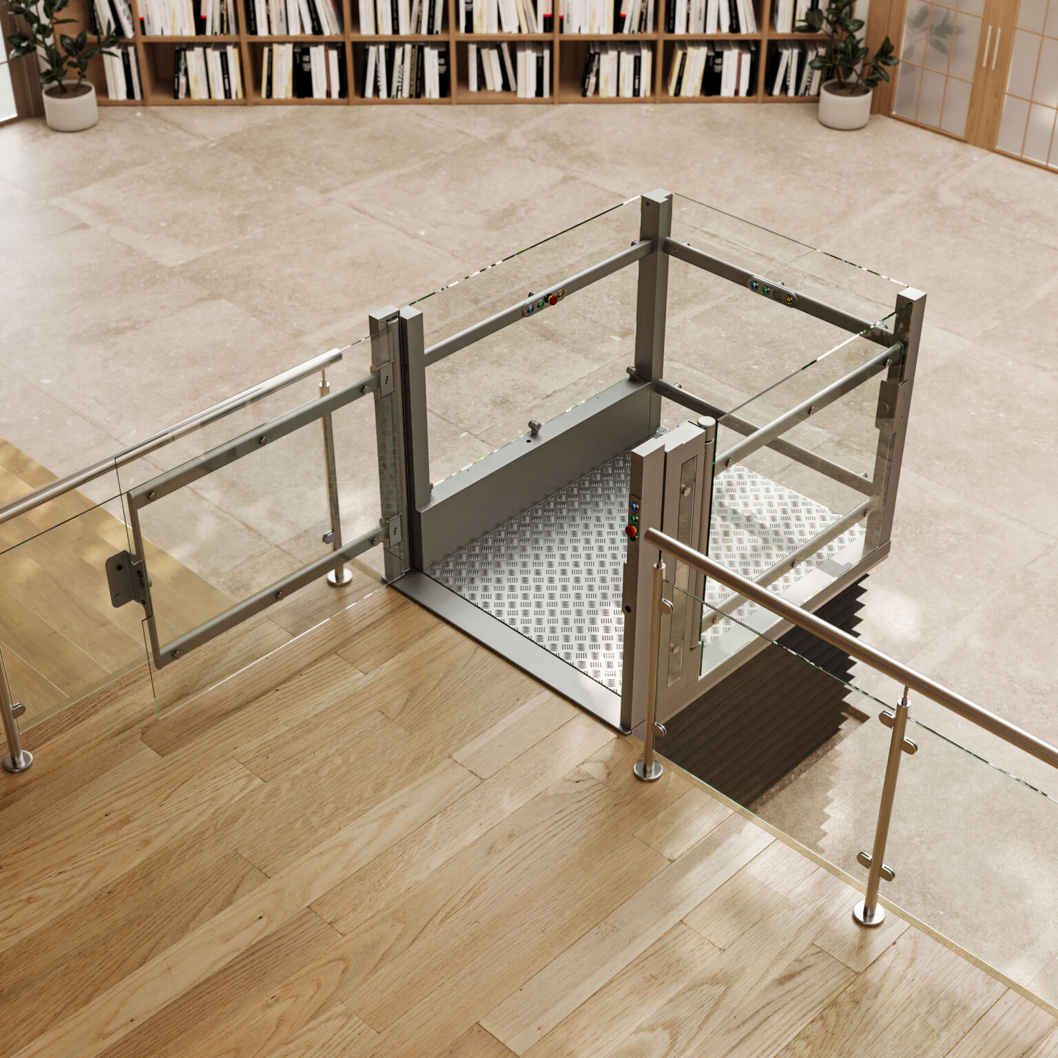1 Step Riser Rental Steplifts for Commercial Buildings | Level Access Lifts Ltd