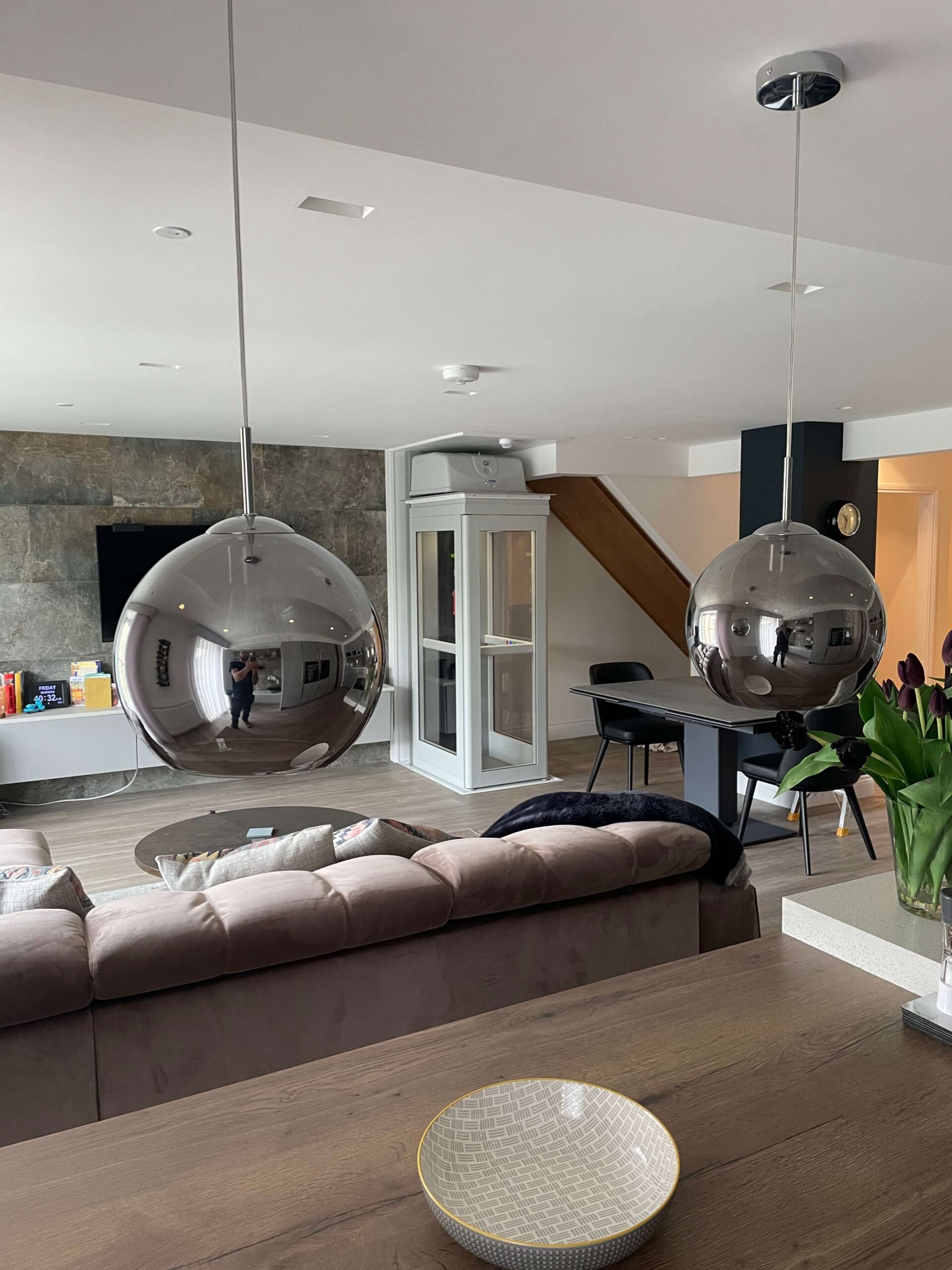 Vivo Home Lift in a stylish lounge