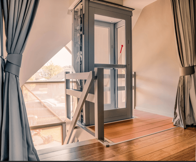 Vivo Home Lift on the upper floor